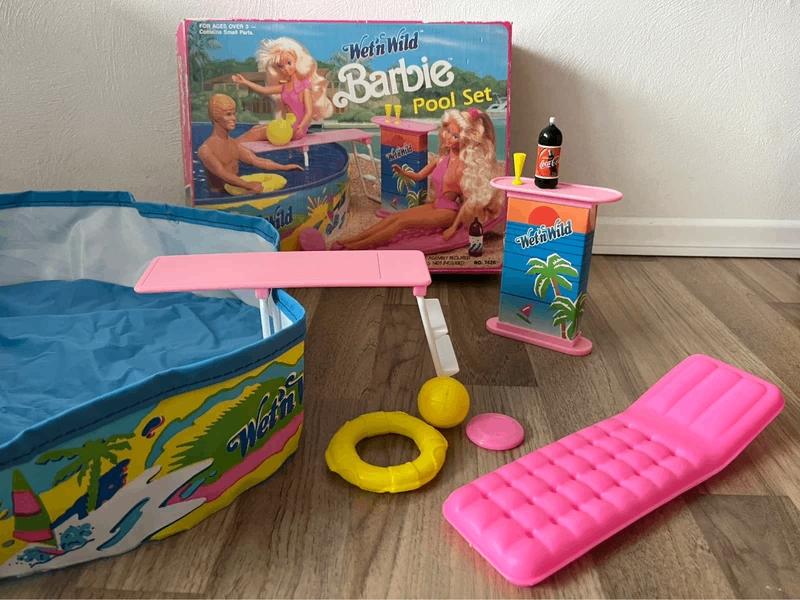 Barbie wet ‘n wild pool set Mattel 7426 1989, Ophalen of Verzenden, Nieuw, Overige typen
