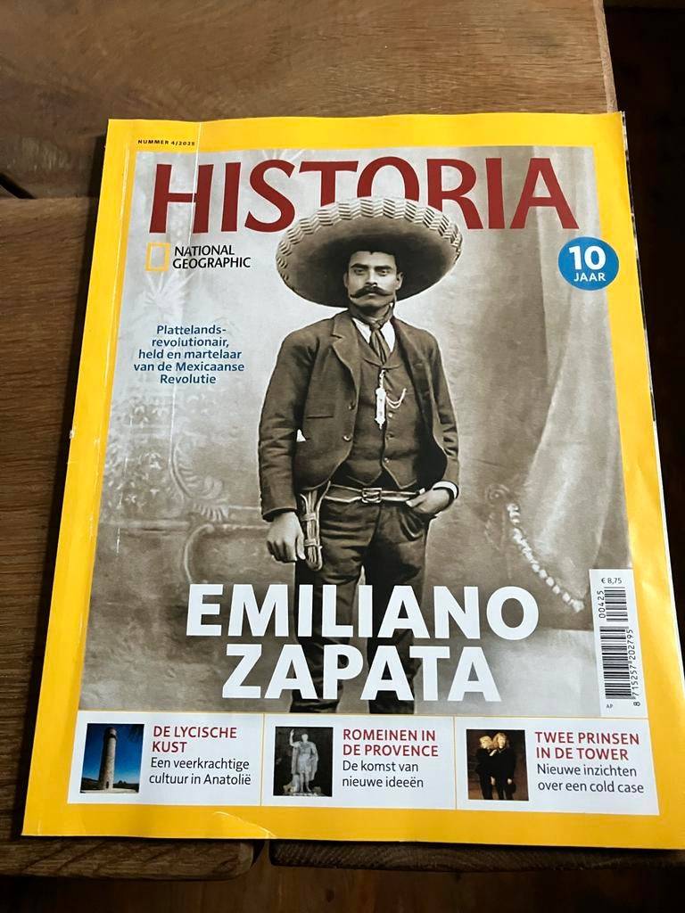National Geographic Historia - Emiliano Zapata, Ophalen of Verzenden, Zo goed als nieuw