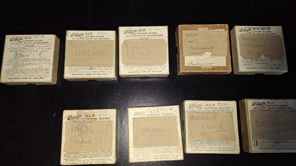 Glasdia's met diverse onderwerpen in goede staat, Ophalen of Verzenden