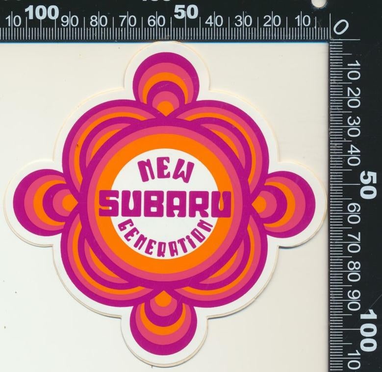 Sticker: Subaru - New generation, Verzenden, Zo goed als nieuw, Auto of Motor