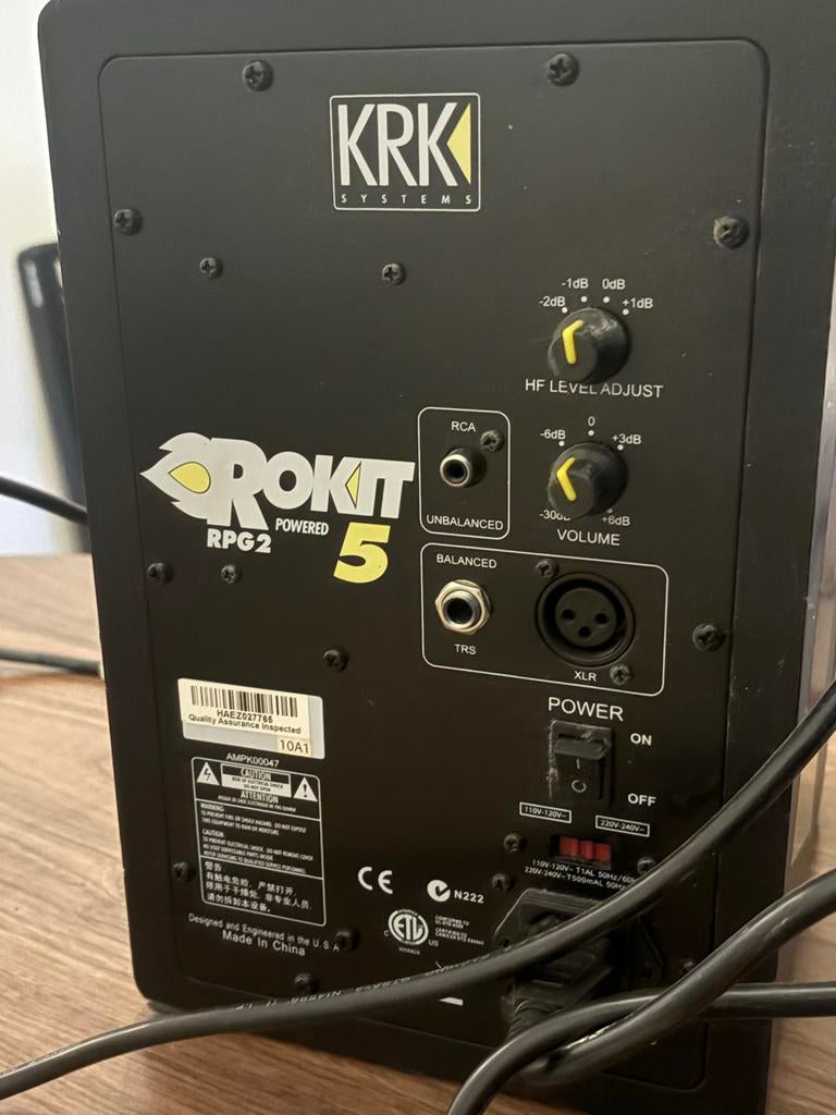 KRK Rokit 5 Studio Monitor - Enkele, Ophalen, Gebruikt, Minder dan 500 watt, Monitor(versterker)