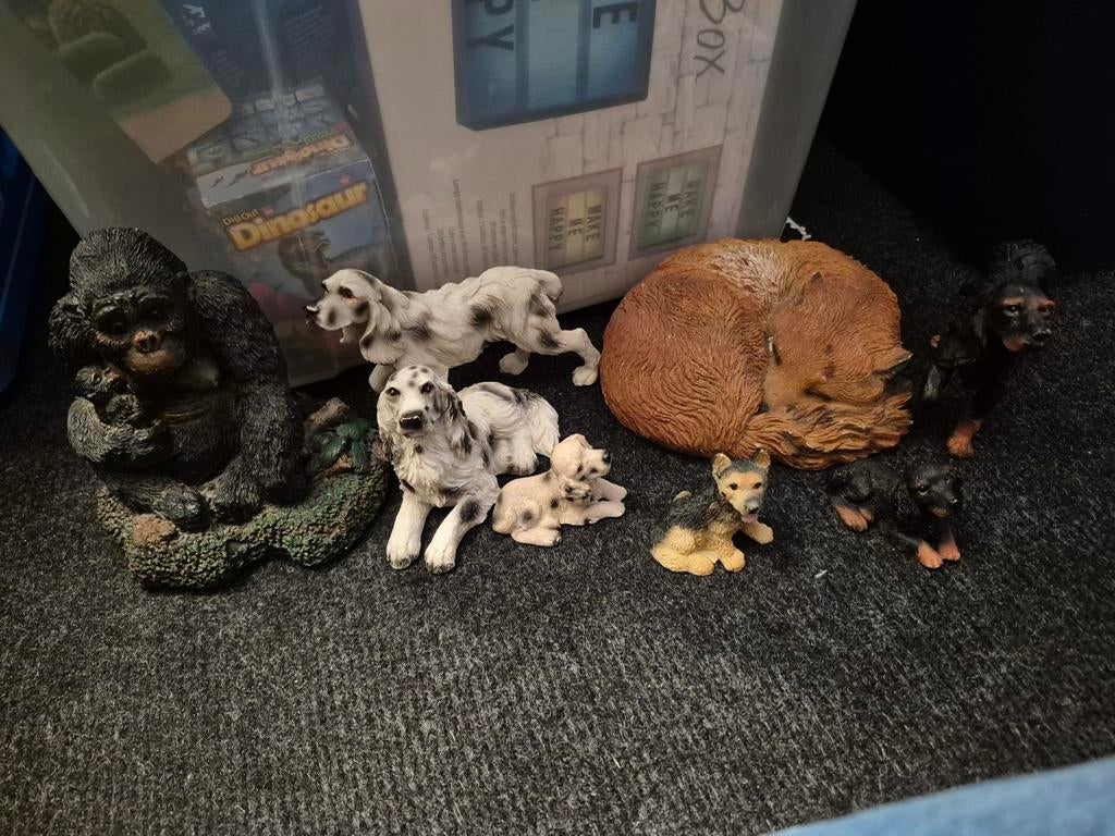 Diverse dieren beeldjes 8 stuks, Ophalen, Zo goed als nieuw, Dier