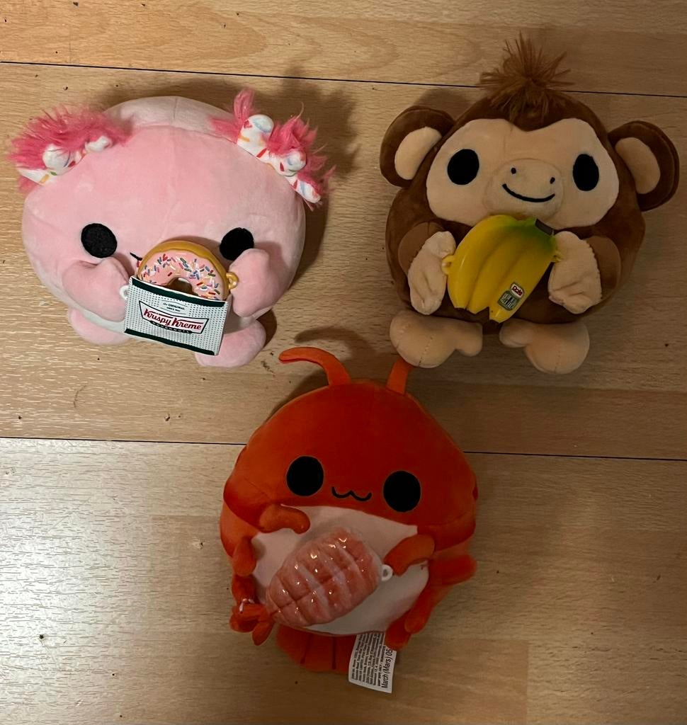 3 Snackles knuffels Zgan, Kinderen en Baby's, Speelgoed | Knuffels en Pluche, Ophalen of Verzenden, Zo goed als nieuw, Overige typen