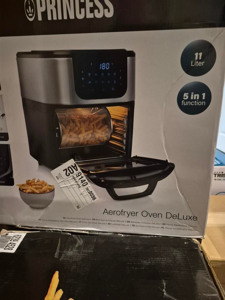 Princess Aerofryer Oven Deluxe - Nieuw!, Minder dan 45 cm, Minder dan 45 cm, Oven, Hete lucht