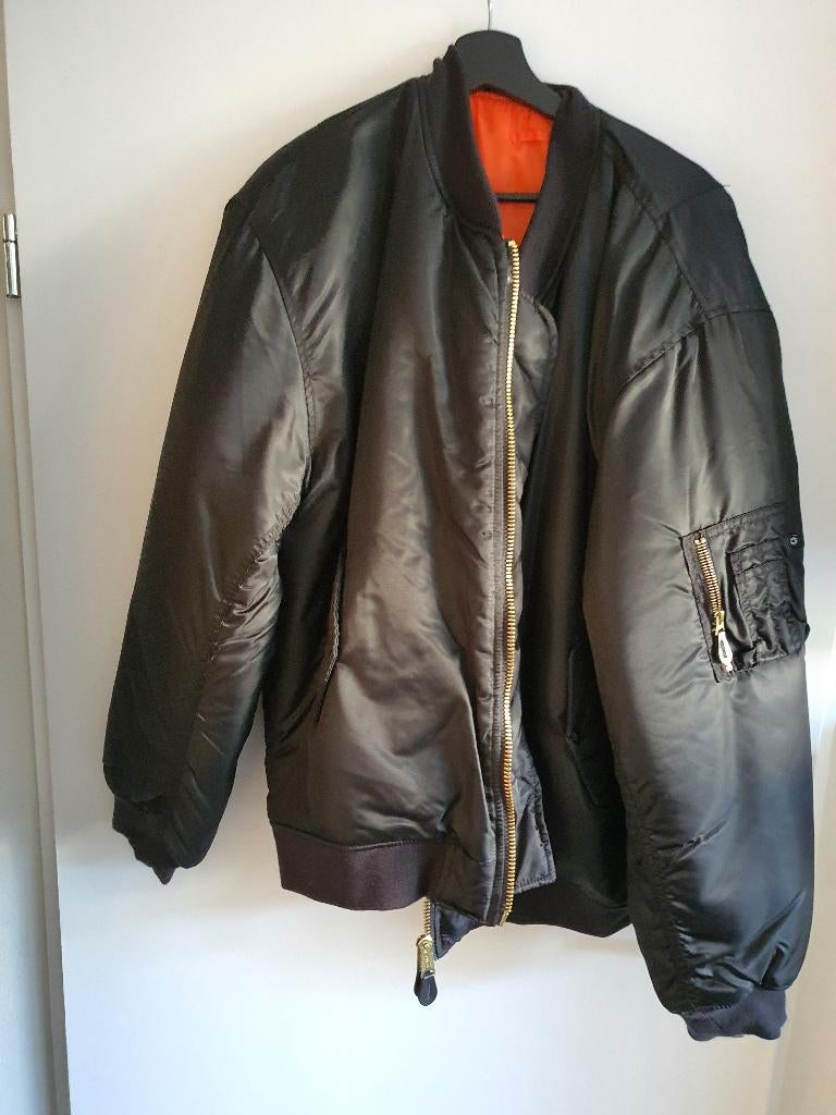 Bomberjack zwart, Kleding | Heren, Onbekend, Zwart, Ophalen of Verzenden, Maat 56/58 (XL)