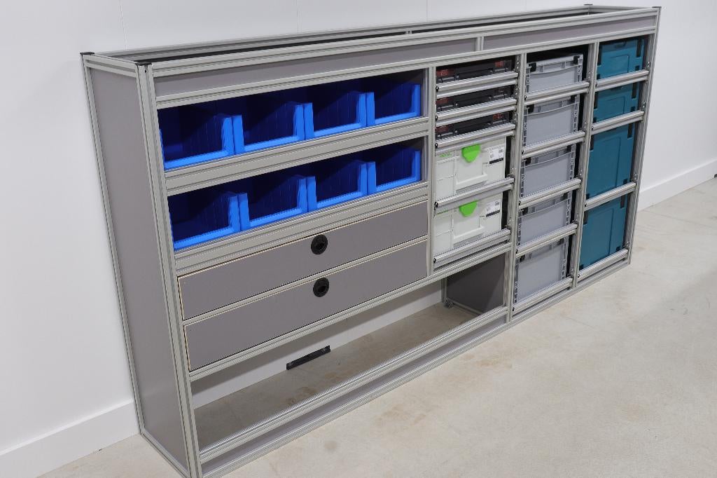 Bedrijfswageninrichting businrichting werkbus festool makita, Ophalen of Verzenden, Nieuw