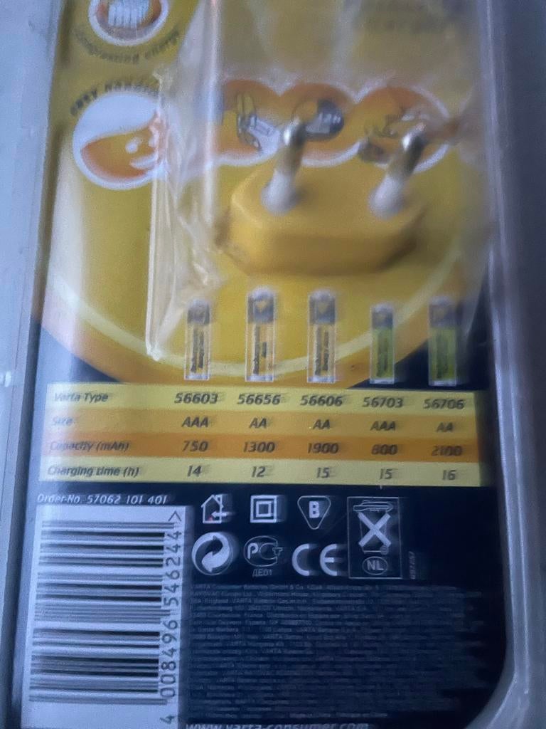 Varta Easy Energy Pocket Charger - Nieuw in verpakking, Ophalen of Verzenden, Nieuw, Oplaadbaar