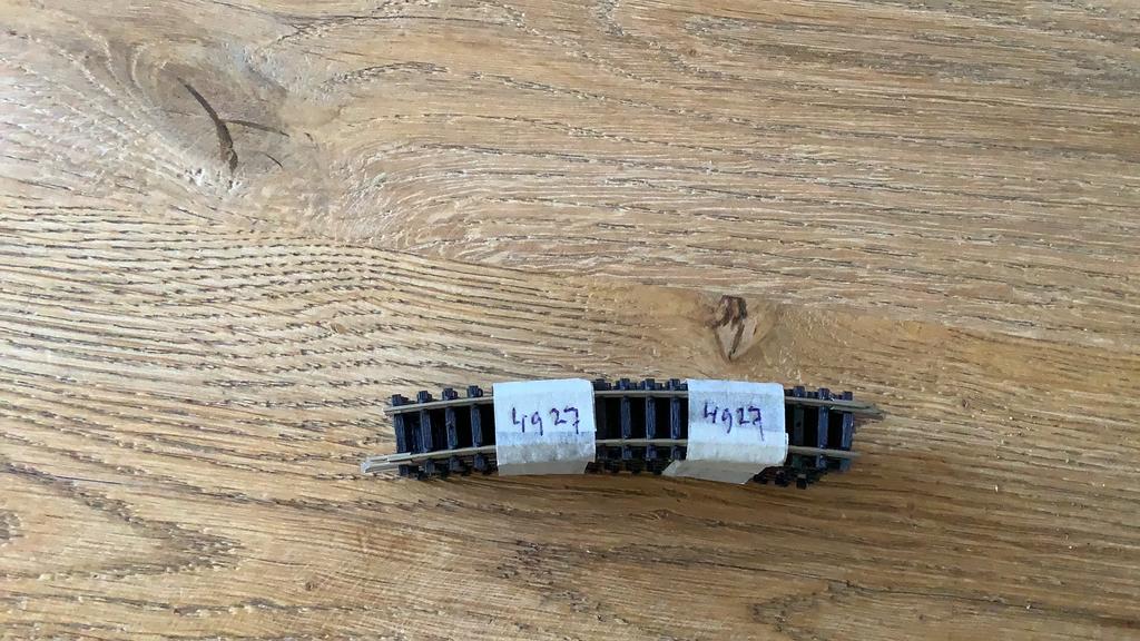 Trix rails 14927 10 stuks, Ophalen of Verzenden, Zo goed als nieuw