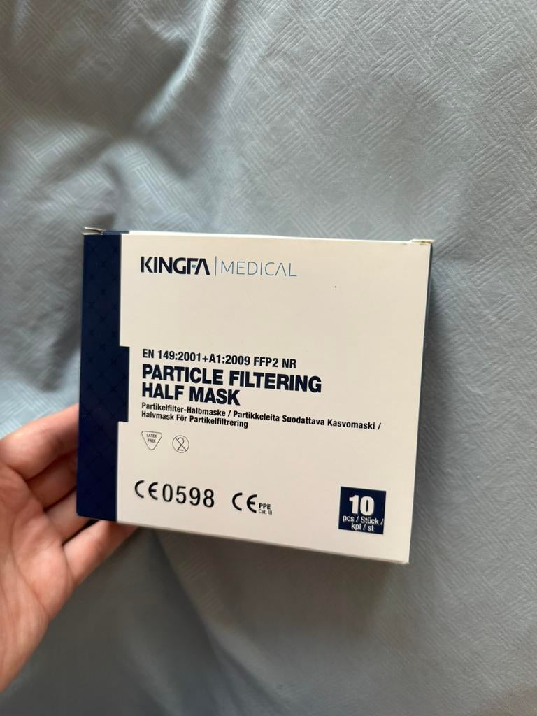 10×ffp2 mask, Kleding | Heren, Ophalen of Verzenden, Nieuw