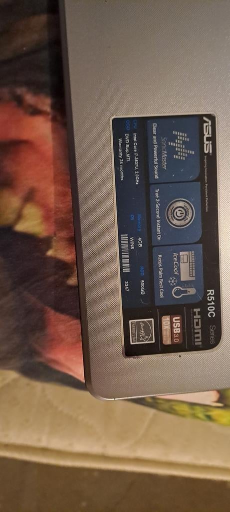 Asus i7 Laptop - Zo goed als nieuw!, Met videokaart, I7, 500GB, Ophalen of Verzenden
