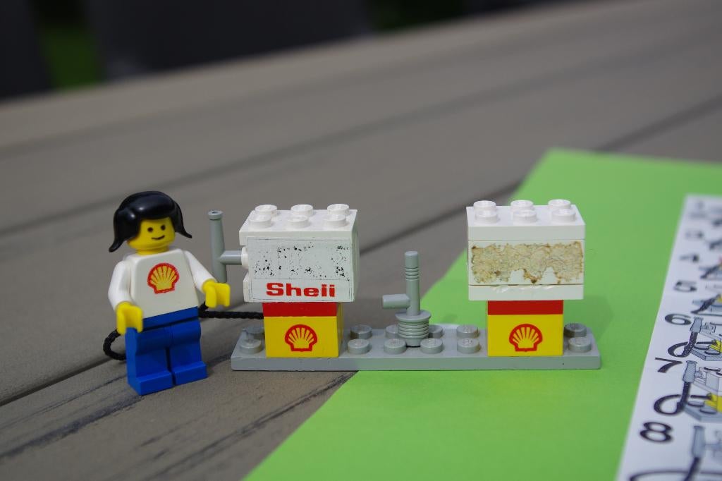 Lego 6610 Benzine-pompen (echte vintage uit 1982 o.e.), Ophalen of Verzenden, Gebruikt, Complete set, Lego