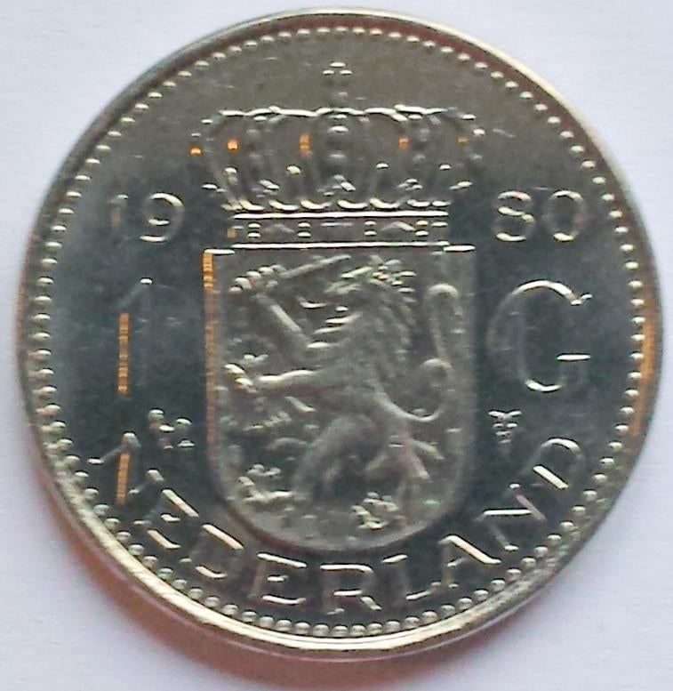 Munt:1 Gulden Nederland 1980 [3479]  [PoMuNe], Ophalen of Verzenden, Koningin Juliana, 1 gulden, Losse munt