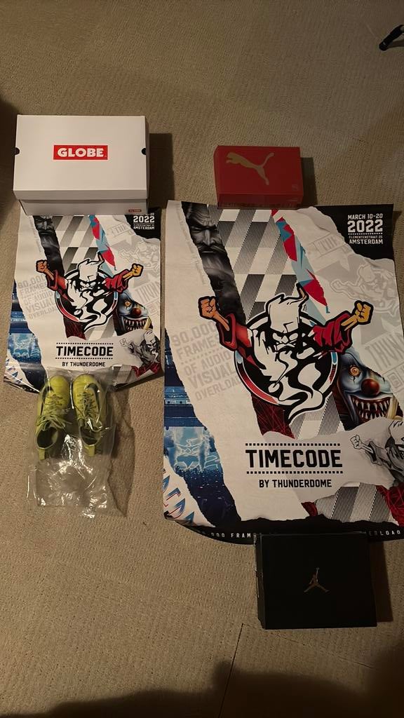 Thunderdome Poster Timecode 2022, Ophalen of Verzenden, Zo goed als nieuw, Poster, Artwork of Schilderij