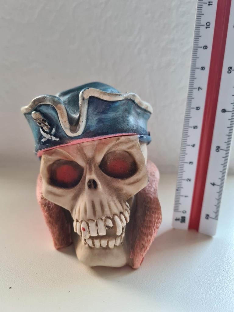 Piraten schedel beeld, Verzamelen, Ophalen of Verzenden, Gebruikt, Overige typen