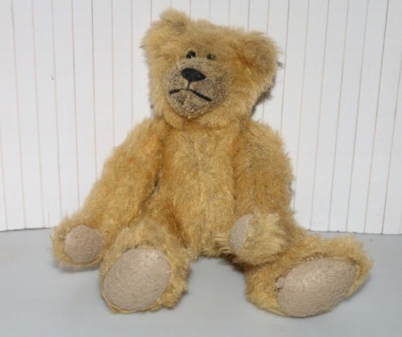 Russ Berrie teddybeer Colby knuffel vintage 1996 kerst, Ophalen of Verzenden, Zo goed als nieuw, Beer