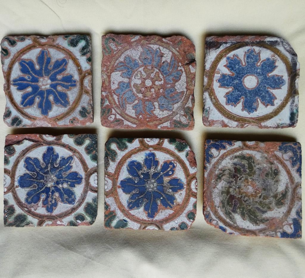 Spaanse tegels, 16e eeuw, Antiek en Kunst, Verzenden