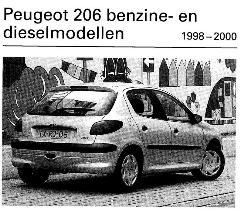 Vraagbaak Peugeot 206, Auto diversen, Handleidingen en Instructieboekjes, Ophalen of Verzenden