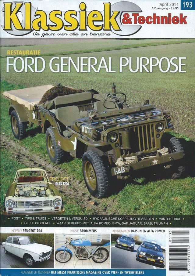 Klassiek & Techniek 193 2014: Alfa Romeo GTV6 - Datsun 280ZX, Ophalen of Verzenden, Gelezen, Algemeen