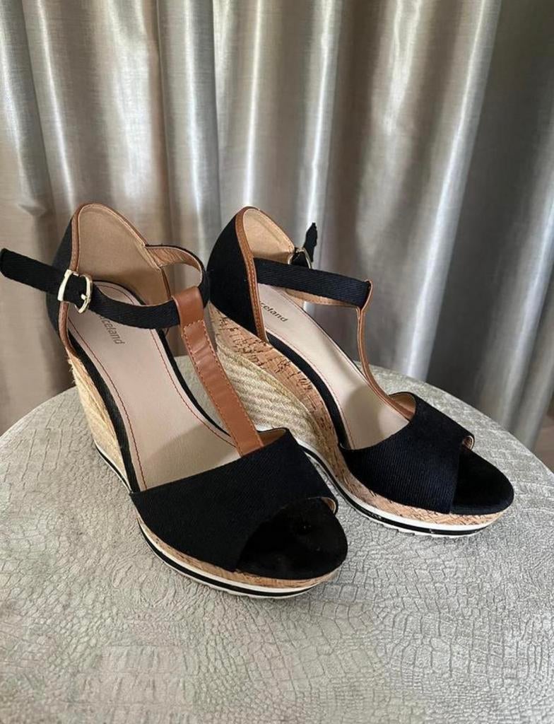 Dames espadrilles, Ophalen of Verzenden, Zo goed als nieuw, Zwart, Espadrilles of Moccasins