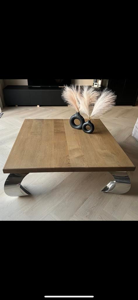 Rofra Opium Salontafel 100x100cm, Huis en Inrichting, Ophalen, Gebruikt, 100 tot 150 cm, Vierkant