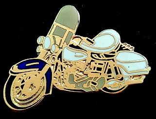Harley-Davidson Electra Glide motor pin, Verzenden, Nieuw, Transport, Speldje of Pin