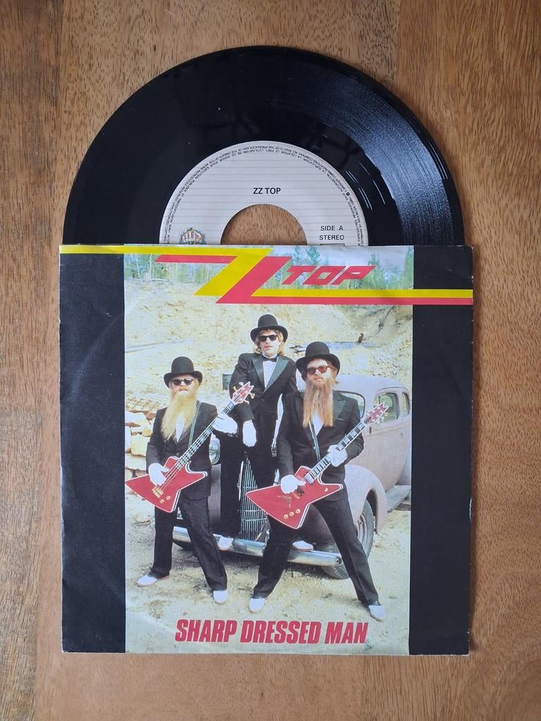ZZ TOP Sharp Dressed Man Single., Cd's en Dvd's, Vinyl Singles, Gebruikt, 7 inch, Single, Ophalen of Verzenden