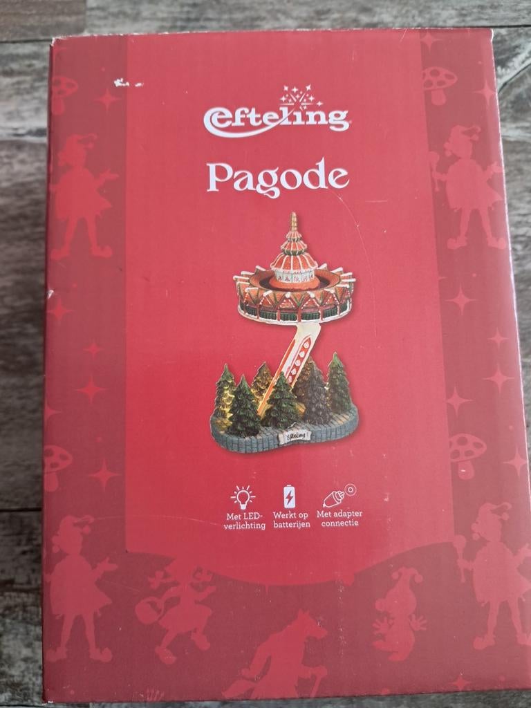 Efteling Pagode Ornament - Nieuwstaat, Ophalen of Verzenden, Nieuw