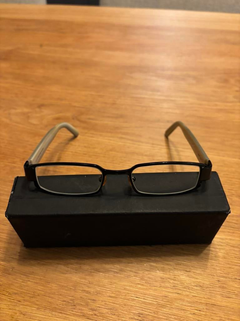 Brilmontuur vintage, Overige merken, Gebruikt, Beige, Ophalen of Verzenden