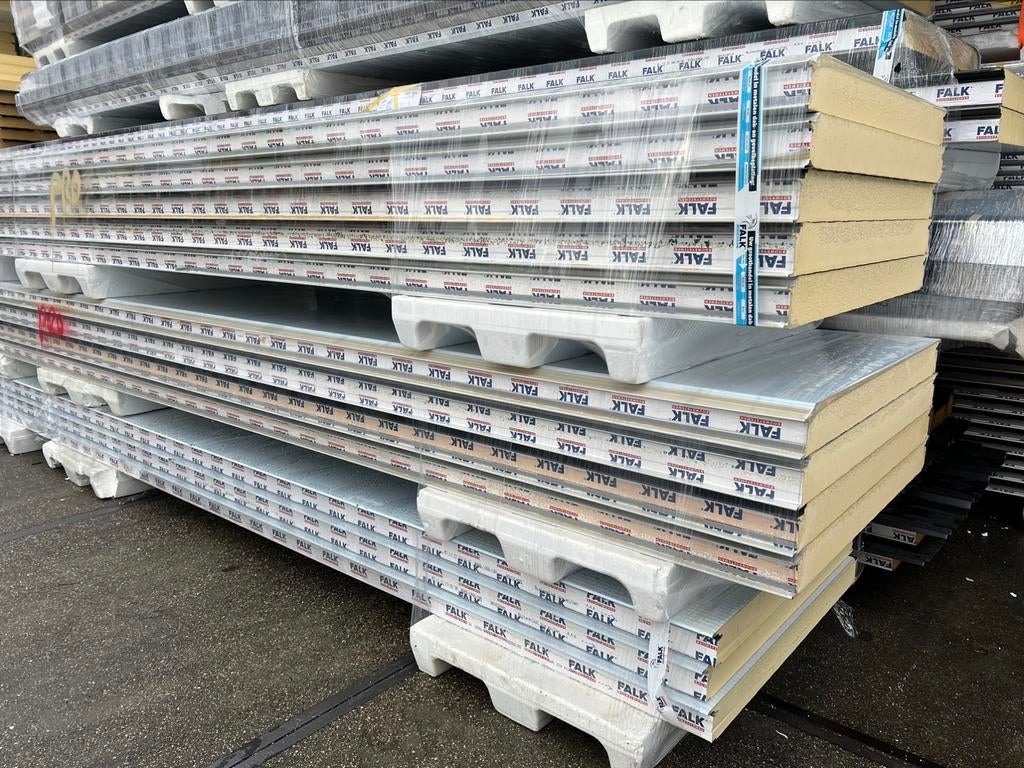 Gebruikte sandwichpanelen en tweede keus wandpanelen, Ophalen, Gebruikt, Overige materialen, 50 tot 100 mm