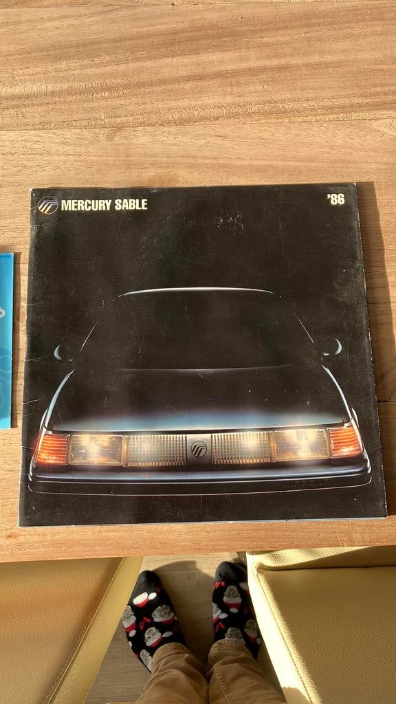 Mercury folder 1986, Ophalen of Verzenden, Zo goed als nieuw, Overige merken