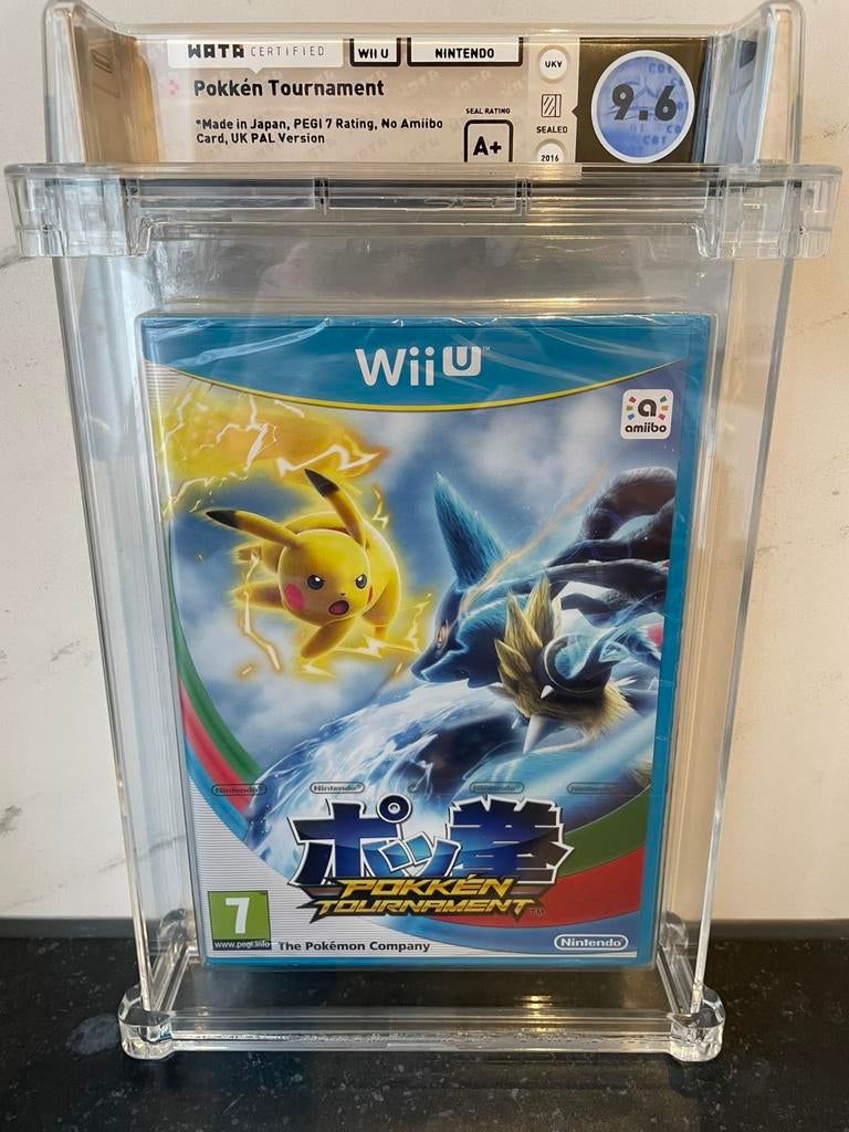 Pokken Tournament Pokémon Wiiu wata graded 9,6 A+, Spelcomputers en Games, Nieuw, Ophalen of Verzenden, Sport, 3 spelers of meer