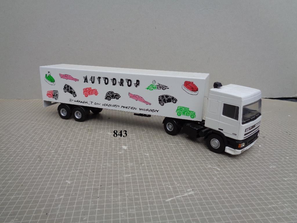 lion daf  95 autodrop, Ophalen of Verzenden, Zo goed als nieuw, Bus of Vrachtwagen, Lion Toys