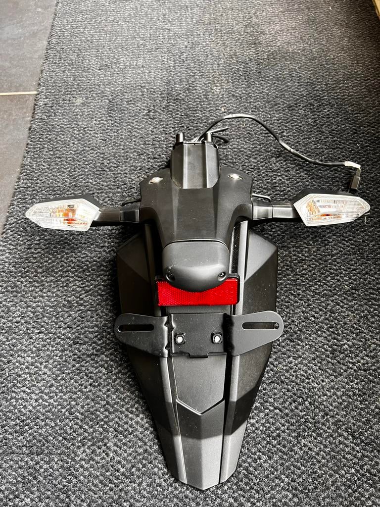 Motorfiets Kentekenplaathouder Gebruik geschikt voor Kawasaki ER6-N ER6-F Ninja 650 650R ER-6N ER6N ER6F ER-6F Motorfiets Kentekenplaathouder Spatbord Remover Kentekenplaathouder Motorfiets (Kleur