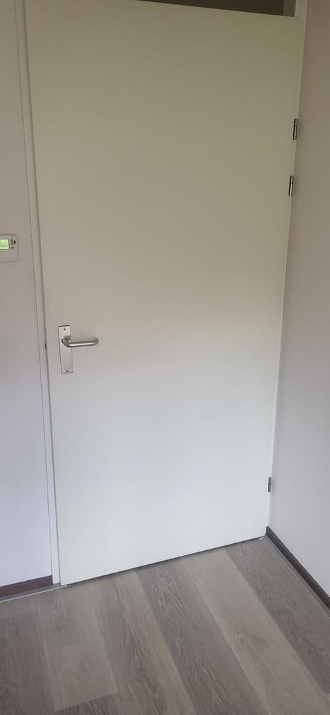 2 rechts draaiend opdekdeuren met beslag, Ophalen, Binnendeur, 200 tot 215 cm