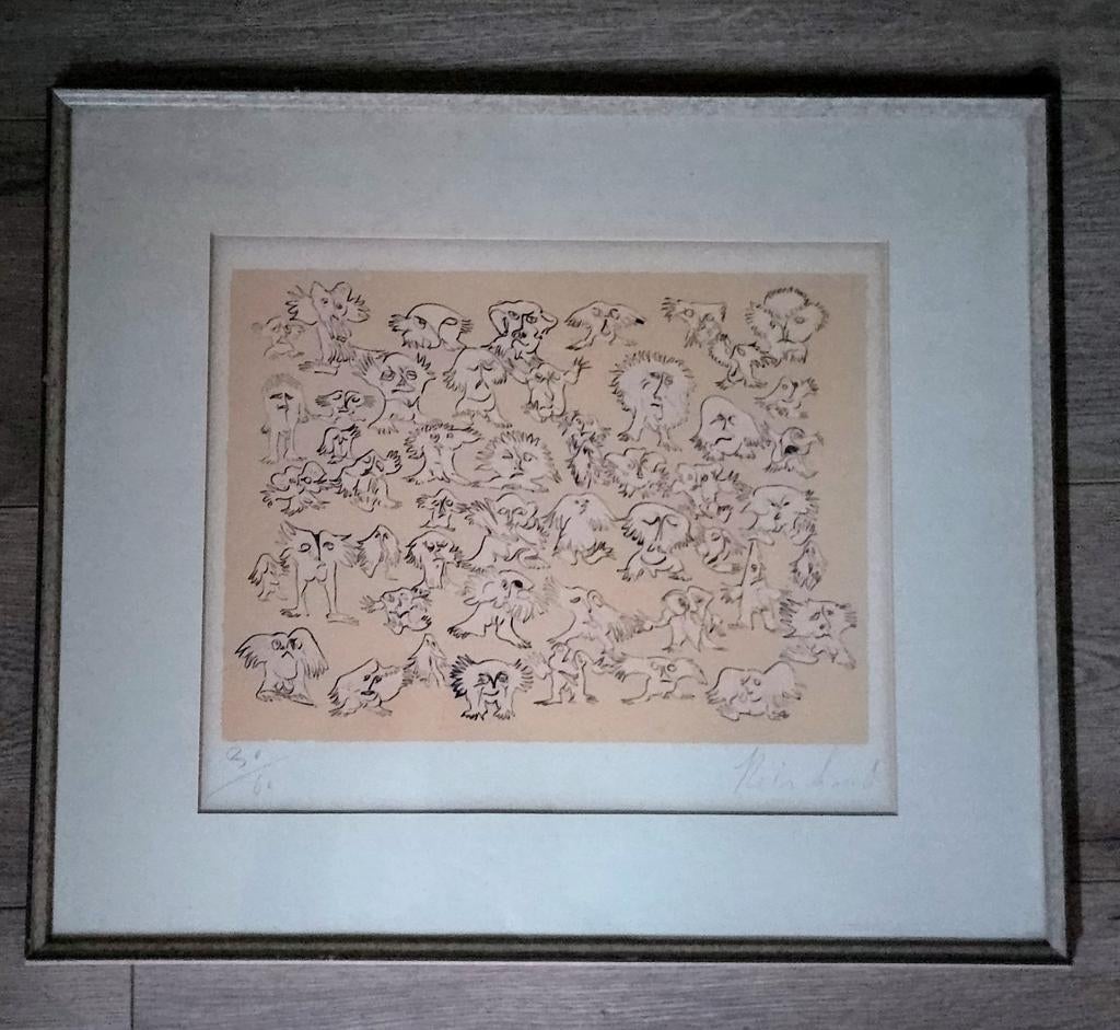 Litho van Reinhoud d'Haese, Ophalen