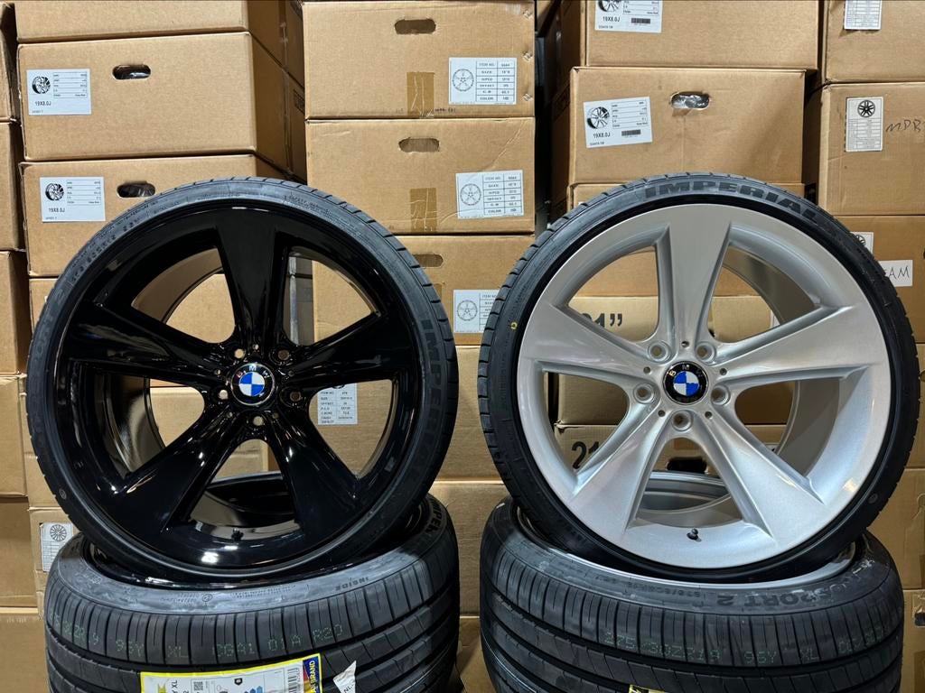 19 inch velgen voor BMW STYLE 128 met banden 5 serie E60 E61
