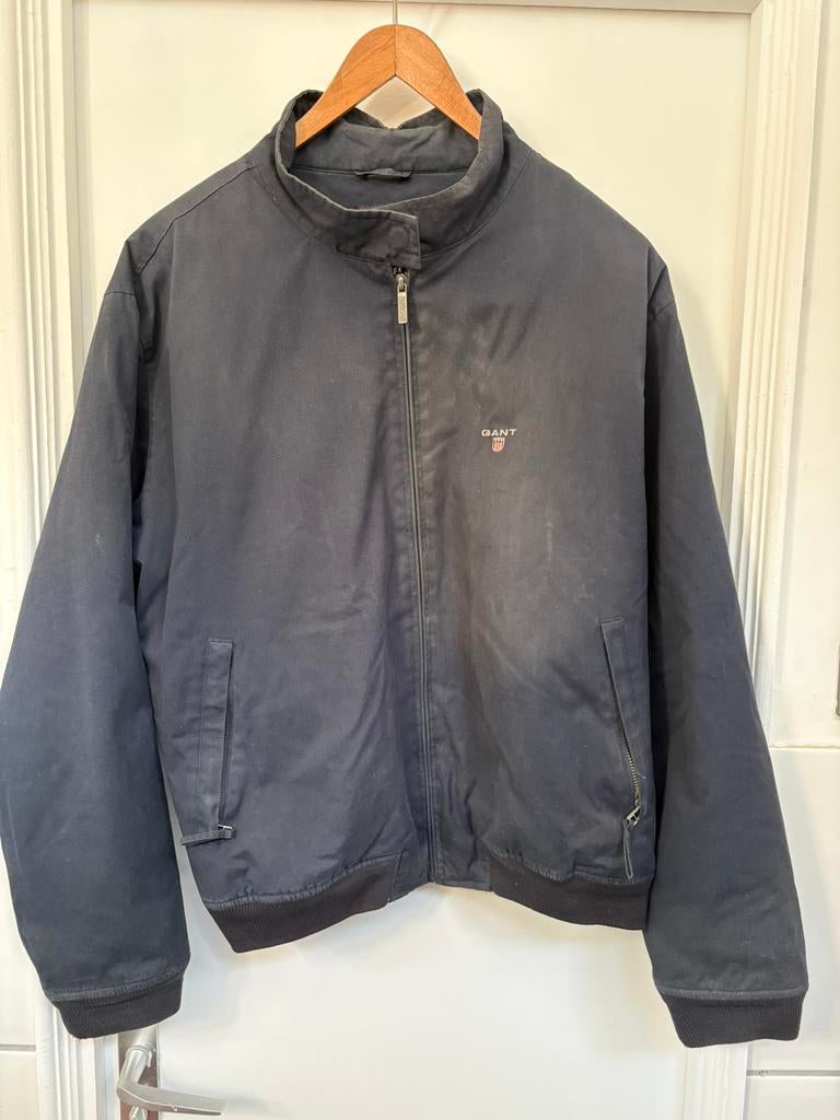 Gant the LA jacket maat L, valt als M, Ophalen, Gedragen, Maat 48/50 (M), Blauw