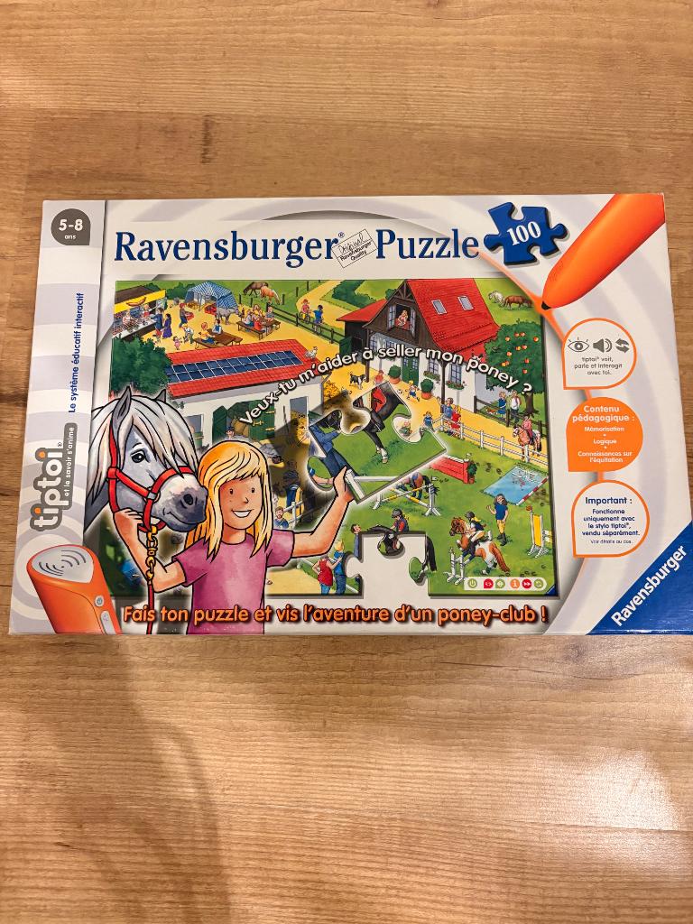 Tip Toi Puzzle (zo der pen) paardjes, Kinderen en Baby's, Speelgoed | Educatief en Creatief, Ophalen of Verzenden, Gebruikt
