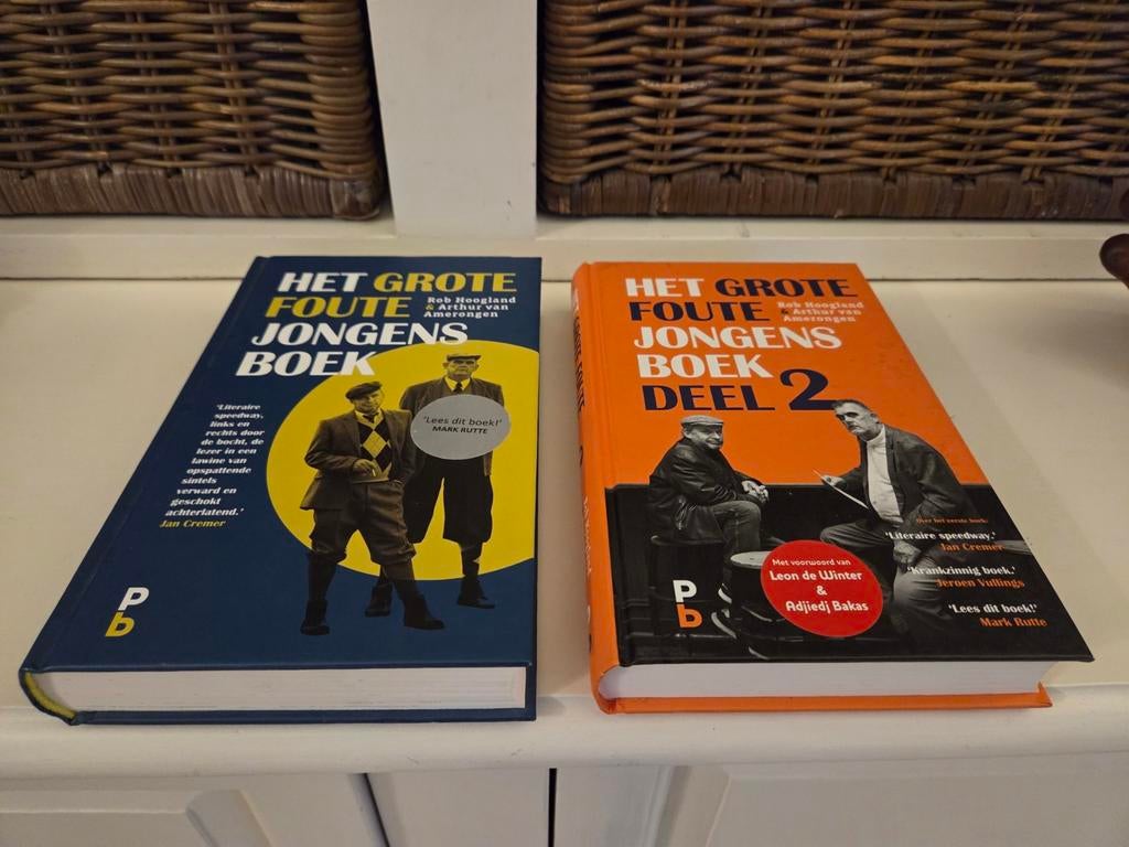 Rob Hoogland en Arthur van Amerongen - 2 boeken, Ophalen of Verzenden, Gelezen