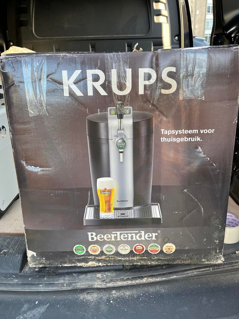 Krups BeerTender B90 thuistapsysteem voor bier, Ophalen of Verzenden, Zo goed als nieuw, Krups