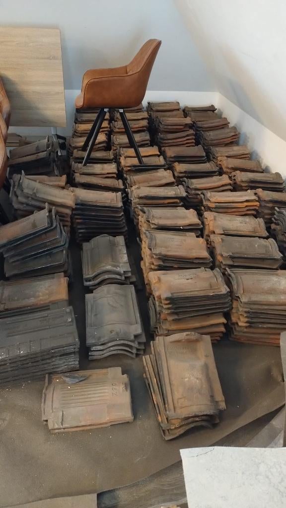 Dakpannen, Doe-het-zelf en Verbouw, Dakpannen en Dakbedekking, Ophalen, Gebruikt, Steen of Klei, 15 m² of meer