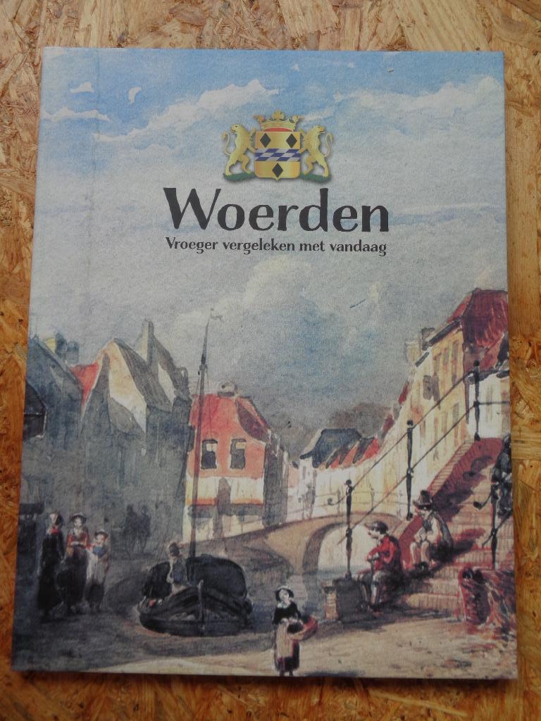 boek plaatjes WOERDEN VROEGER VERGELEKEN MET VANDAAG Jumbo, Ophalen of Verzenden, Zo goed als nieuw