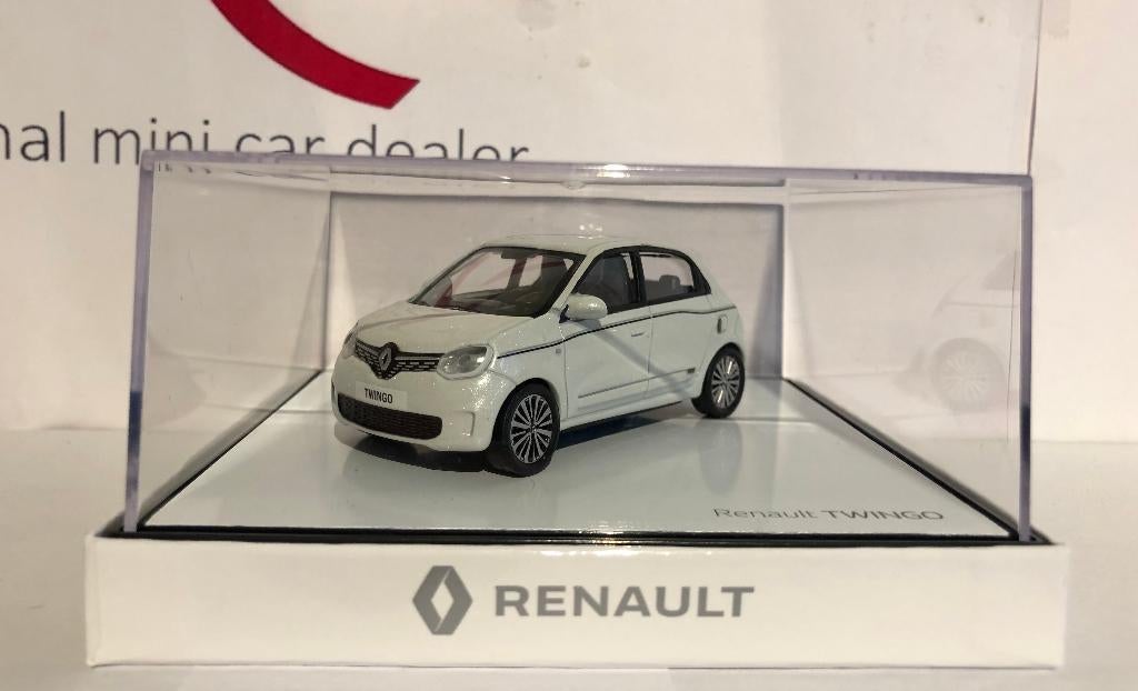 Norev 1:43 Renault Twingo 3 2019 wit nieuw in display, Ophalen of Verzenden, Nieuw, Auto, Norev