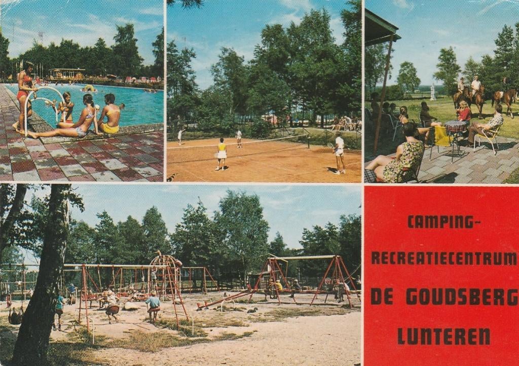 LUNTEREN Camping De Goudsberg, Verzenden, 1960 tot 1980, Gelopen, Gelderland