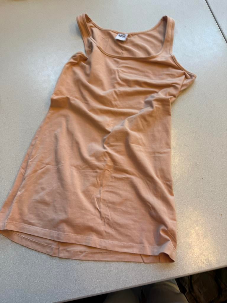 Vero Moda top maat L, Kleding | Dames, Ophalen, Beige, Maat 42/44 (L), Zonder mouw