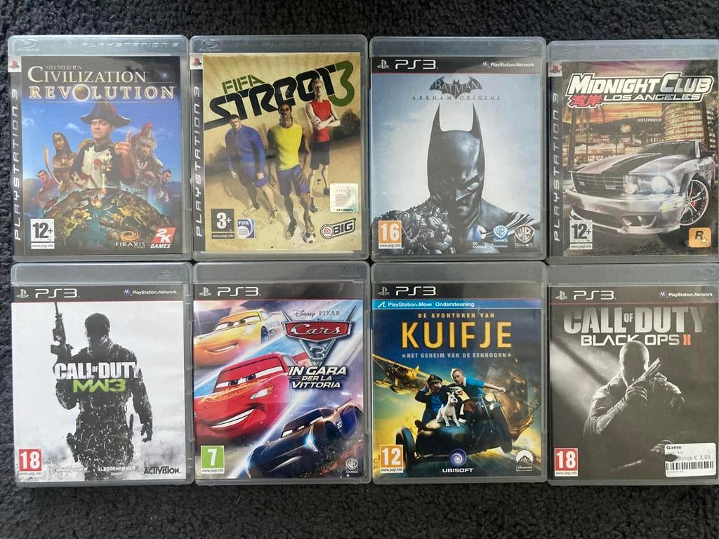 Sony Playstation 3 games, 3 spelers of meer, Ophalen, Zo goed als nieuw, Vanaf 3 jaar
