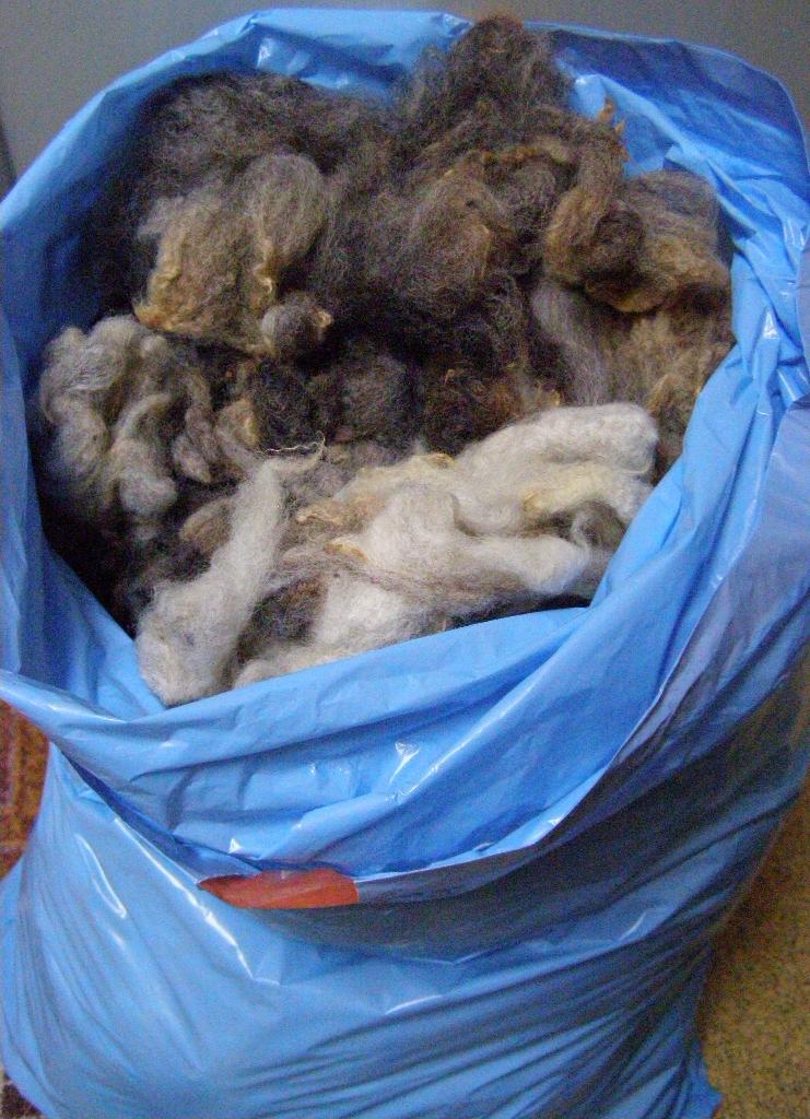 gewassen schapenwol wol vulwol vilten hooimadam spinnewiel, Hobby en Vrije tijd, Ophalen of Verzenden, Nieuw, Spinwol