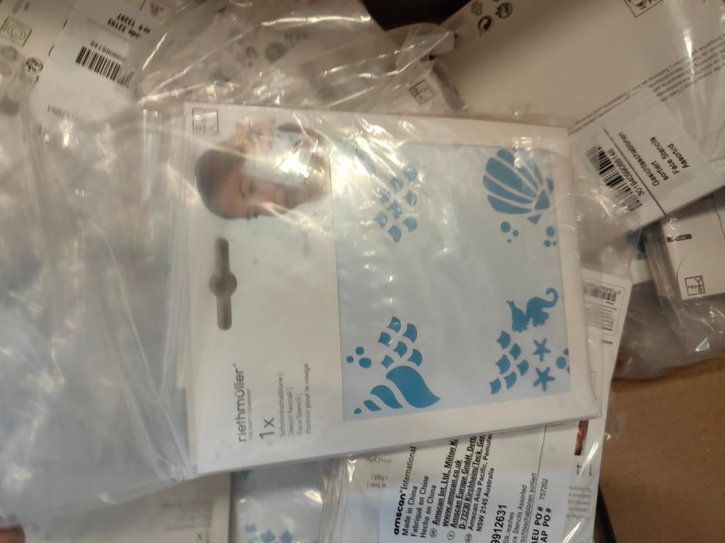 Sjablonen voor gezicht, 376 stuks, Ophalen of Verzenden, ., ., .