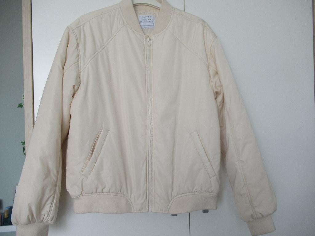 Bomberjack ecru / maat 164, Gebruikt, Meisje, Ophalen of Verzenden, Primark