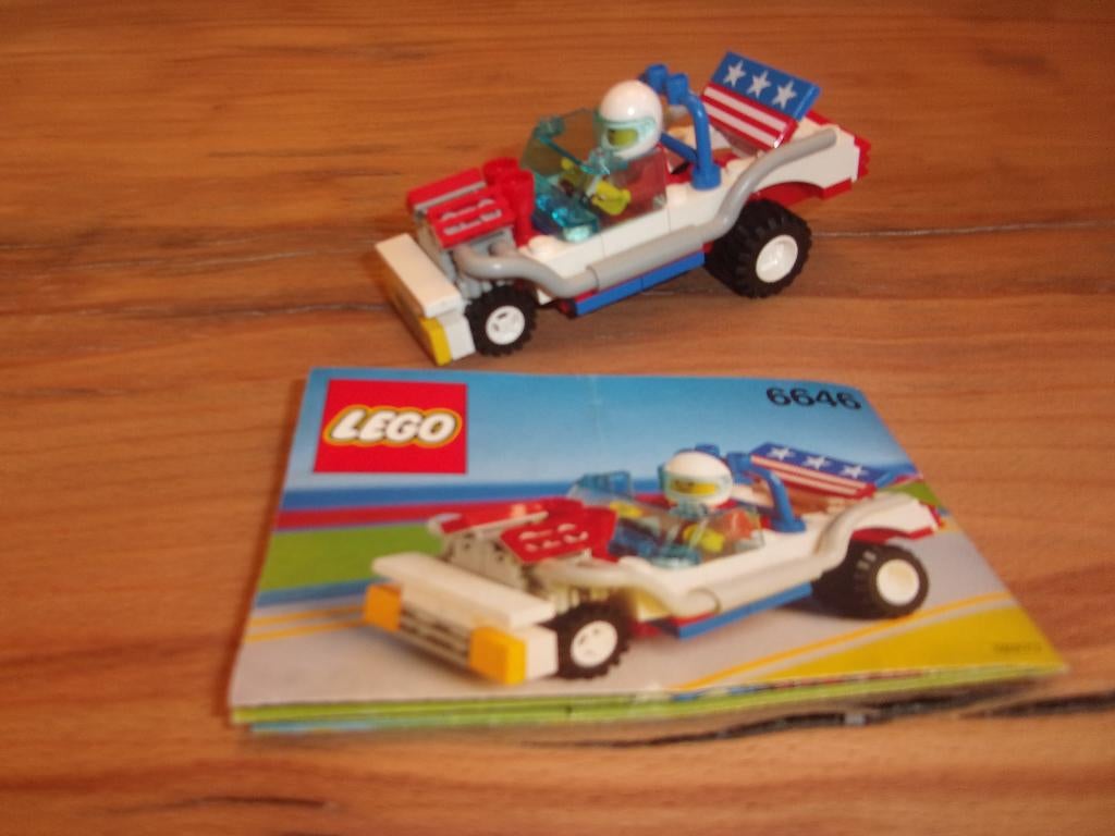 Lego Town 6646-1 Screaming Patriot uit 1991, Ophalen of Verzenden, Gebruikt, Complete set, Lego